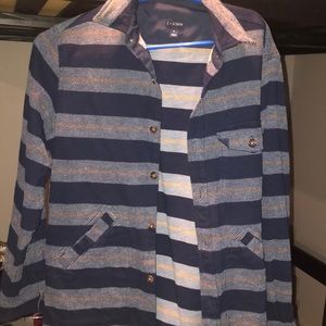 J by J Crew Flannel Shirt Jacket Size Mens S